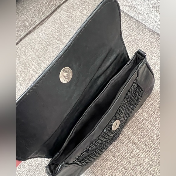 Free- Black Faux glitter clutch purse - Picture 3 of 4